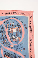 Lily Daché NYC Nightlife Scarf 1950s