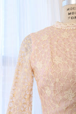 Cherry Blossom Mod Flare Dress S-S/M