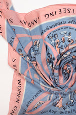 Lily Daché NYC Nightlife Scarf 1950s
