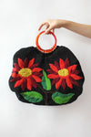 Dreamy Embroidered Floral Purse