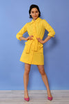 Lemon Yellow Shirtdress XS/S