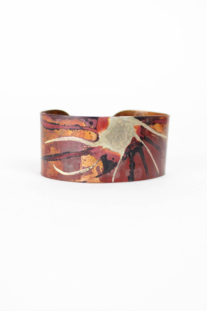 Sale / Fire Enamel Cuff