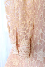 Cherry Blossom Mod Flare Dress S-S/M