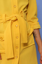 Lemon Yellow Shirtdress XS/S