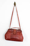 maroon doctor bag