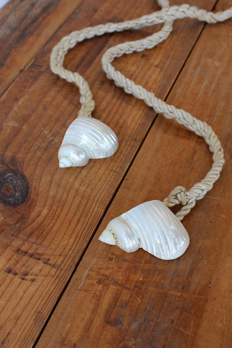 Seashell Rope Belt