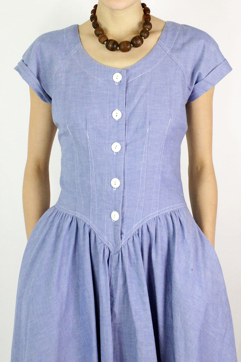Denim Aurora Dress S/M