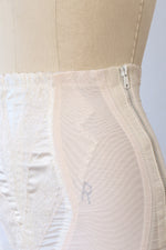 Ivory Paneled Girdle XS