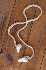 Seashell Rope Belt