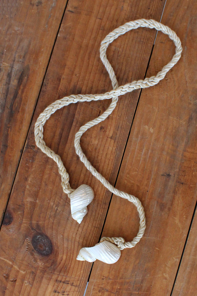 Seashell Rope Belt
