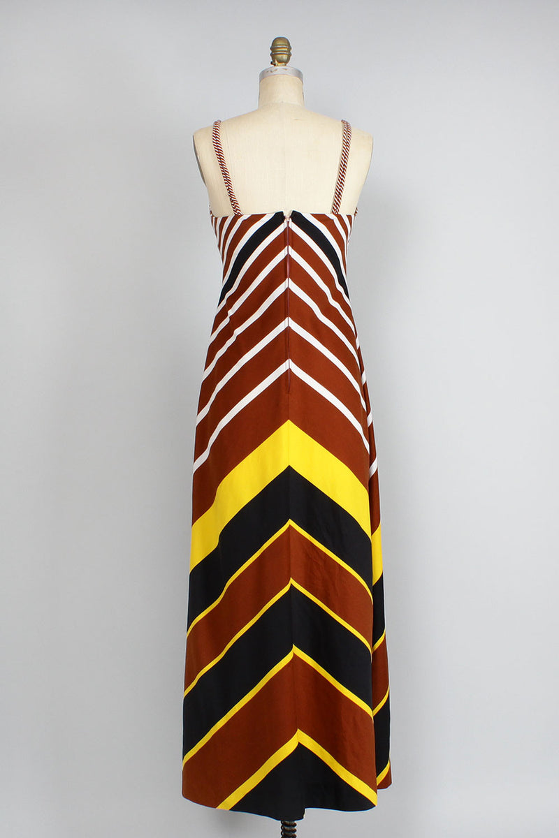 Earth To Chevron Dress S/M