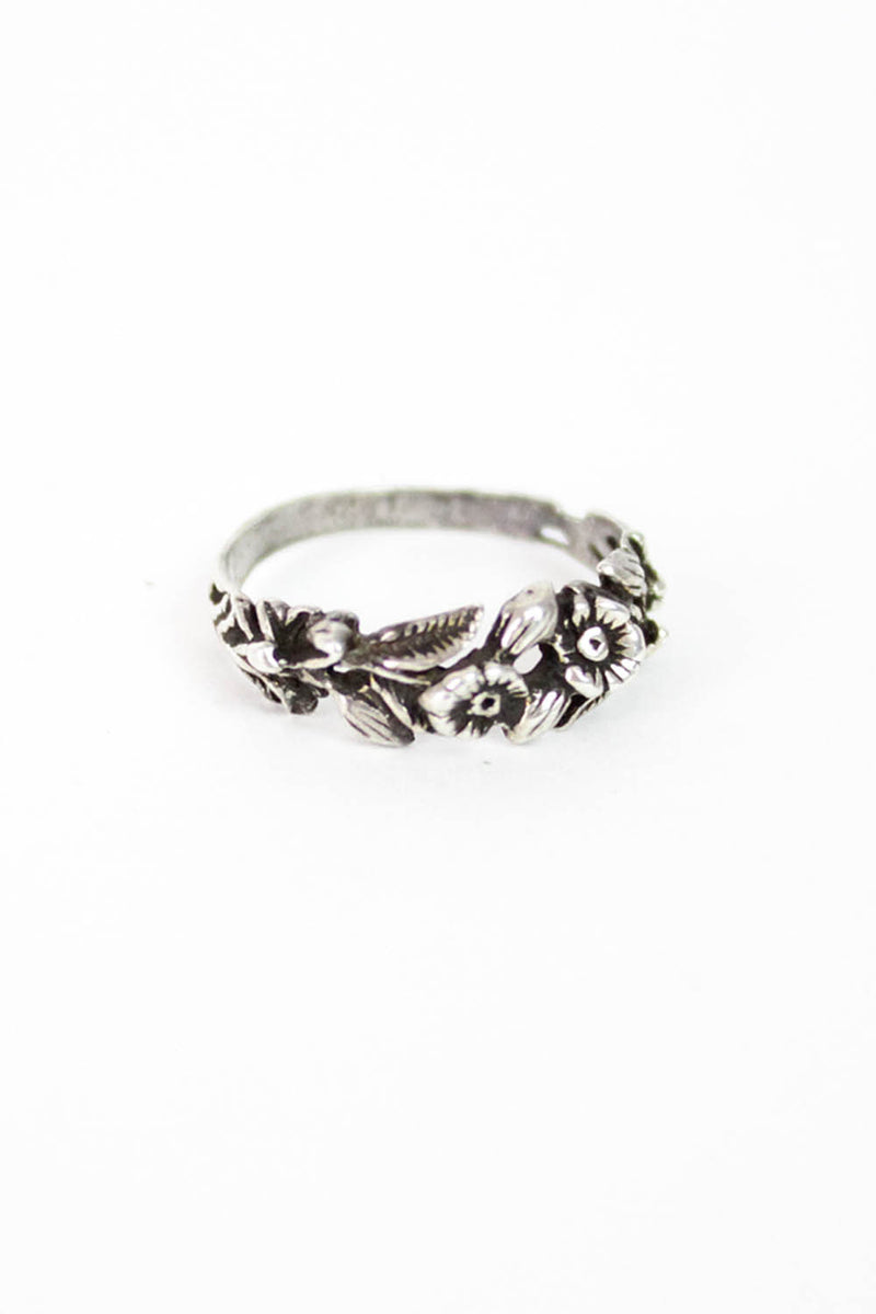 Floral Vine Band Ring