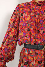 Jovani Floral Flounce Dress M/L