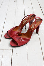 Gucci Burgundy Disco Heels 8