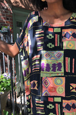 Gia Geometric Caftan