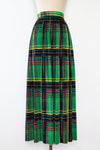 Laura of Dallas Pleated Plaid Maxi M/L