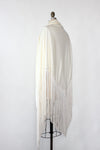 Ivory Fringe Shawl