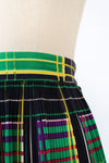 Laura of Dallas Pleated Plaid Maxi M/L
