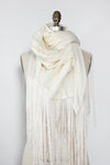 Ivory Fringe Shawl