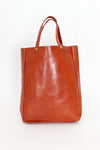 Rust Leather Lunch Tote