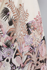 70s Ivory Stork Dress