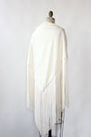 Ivory Fringe Shawl