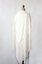 Ivory Fringe Shawl