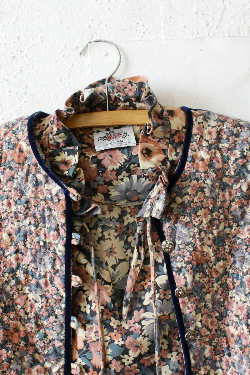 Lanz Quilted Vest + Blouse Set