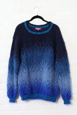 Mohair Ombré Rose Carmine Sweater S/M