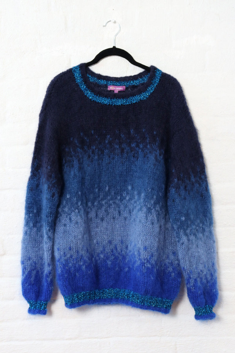 Mohair Ombré Rose Carmine Sweater S/M