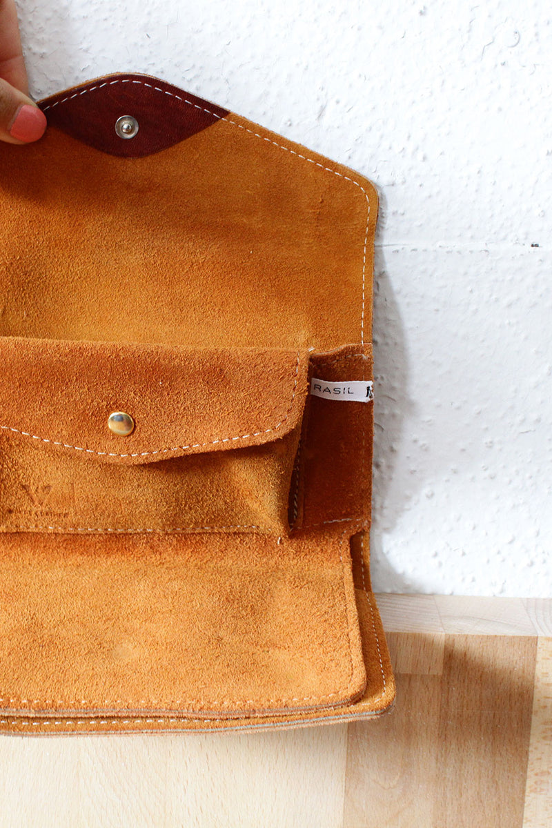 Rust Suede Wallet