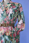 Tropical Floral Boxy Blazer M/L