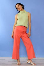 Spearmint Sleeveless Turtleneck XS-M