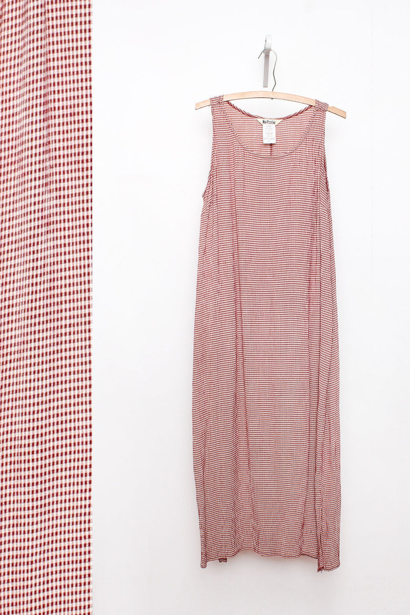 Gingham Tank Dress OS