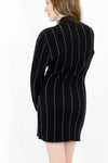 Gaultier Pinstripe Mini Dress L