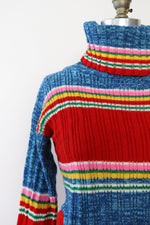 Lisa Striped Rainbow Sweaterdress XS-M