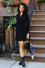 Giovanna Knit Shirtdress S