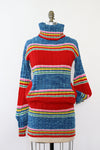 Lisa Striped Rainbow Sweaterdress XS-M
