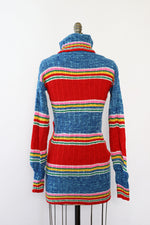 Lisa Striped Rainbow Sweaterdress XS-M
