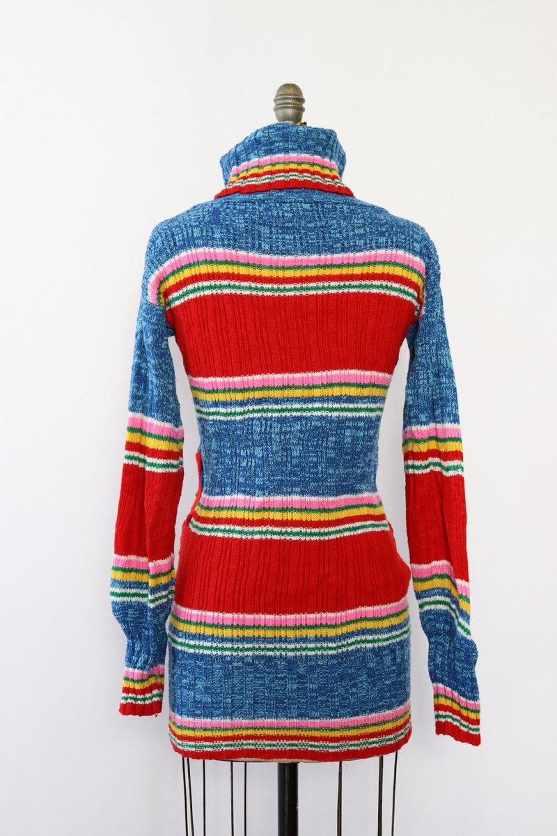 Lisa Striped Rainbow Sweaterdress XS-M