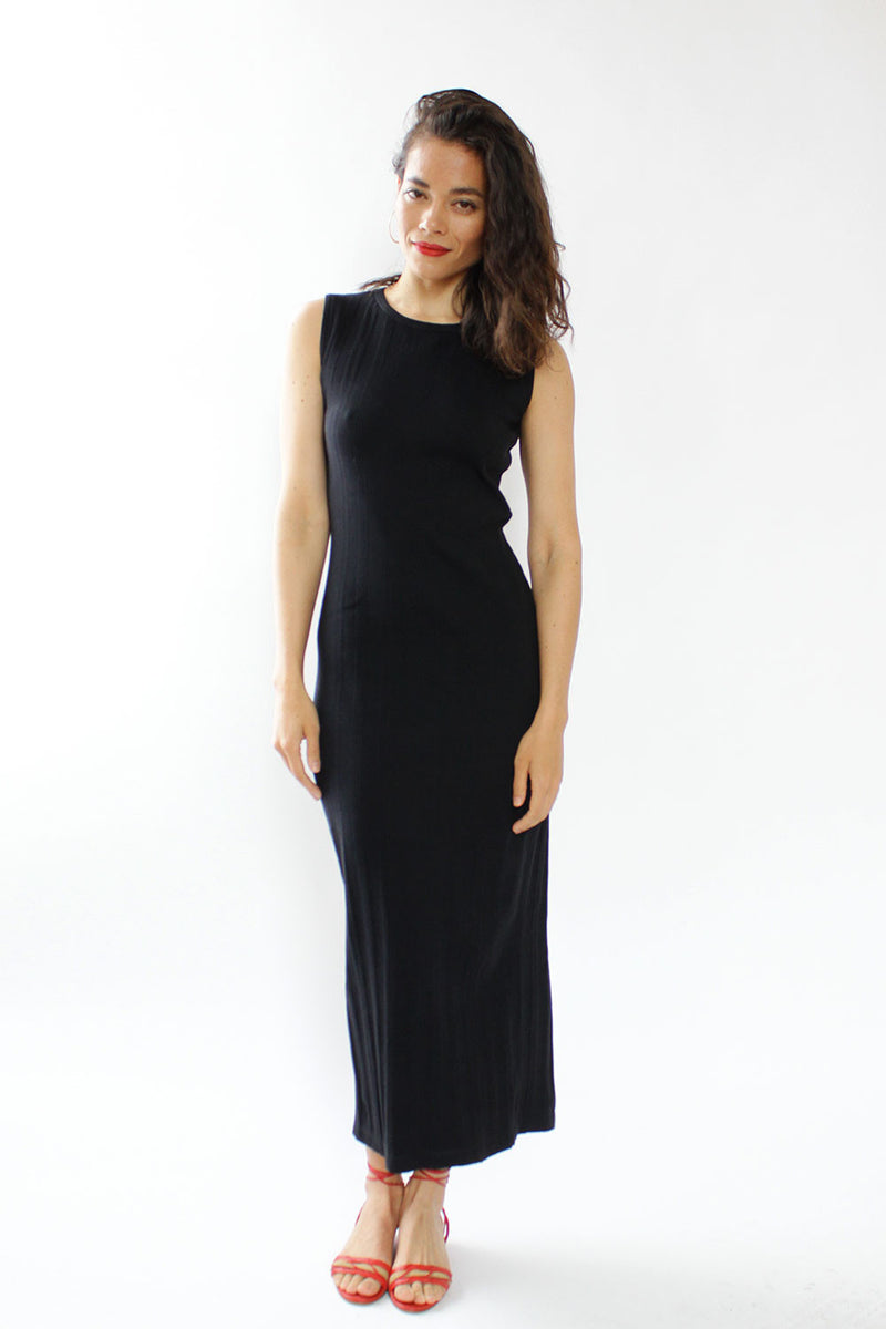 Ribbed Knit Maxi Dress