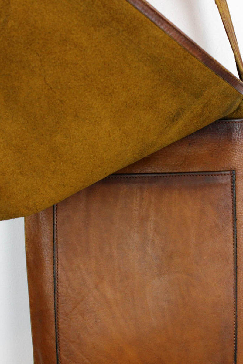 folded saddle bag | 1960s