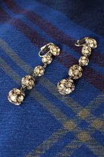 Crystal Ball Dangle Clip-ons