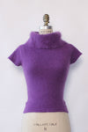 Grape Angora Cap Sweater XS/S