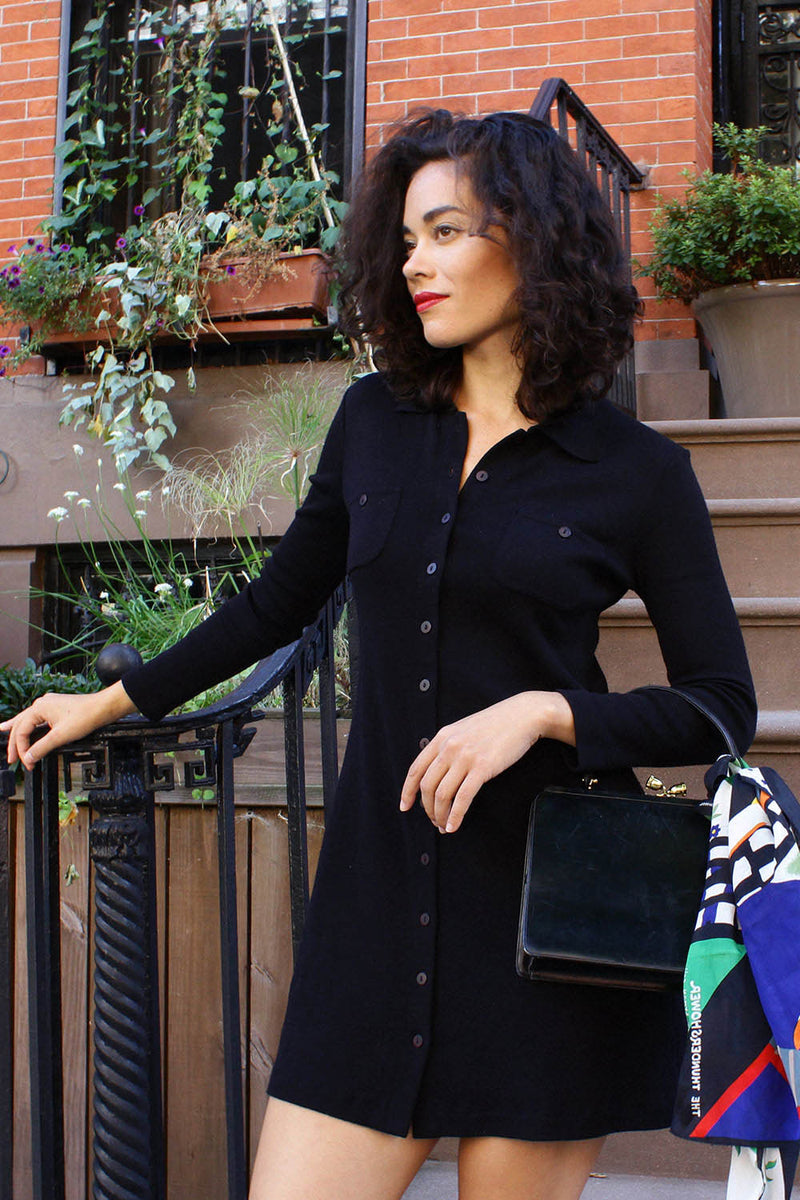 Giovanna Knit Shirtdress S