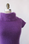 Grape Angora Cap Sweater XS/S