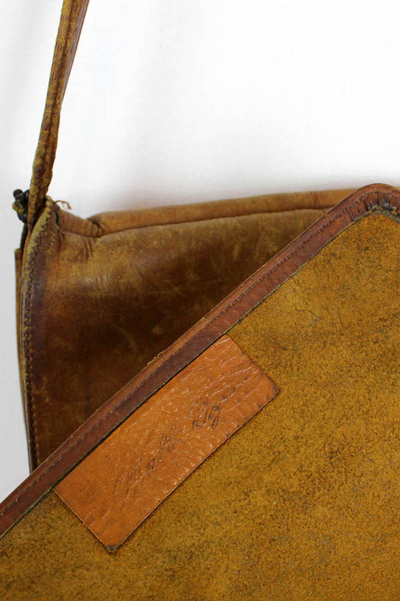 folded saddle bag | 1960s