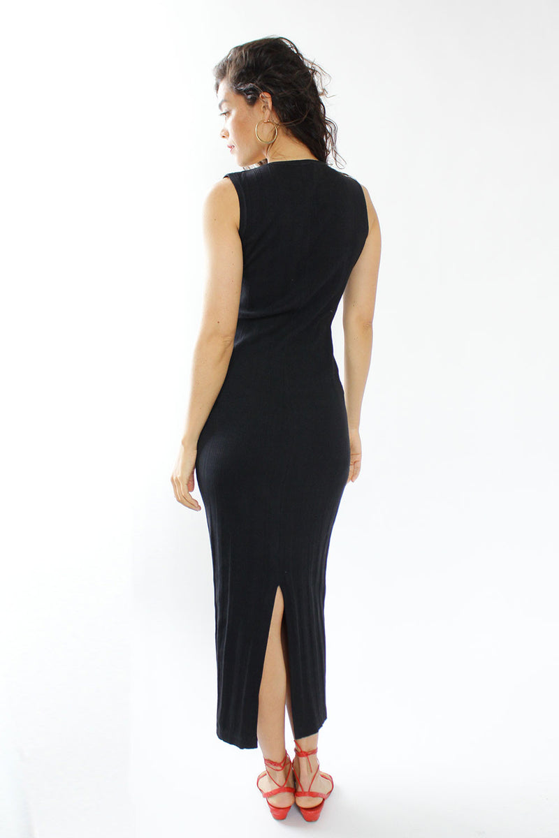 Ribbed Knit Maxi Dress