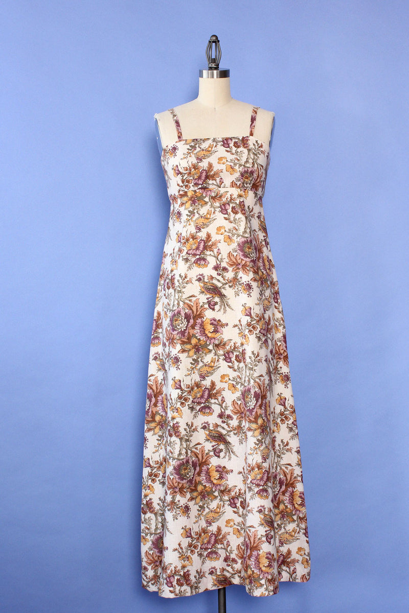 Ecru Bird Tapestry Maxi XS