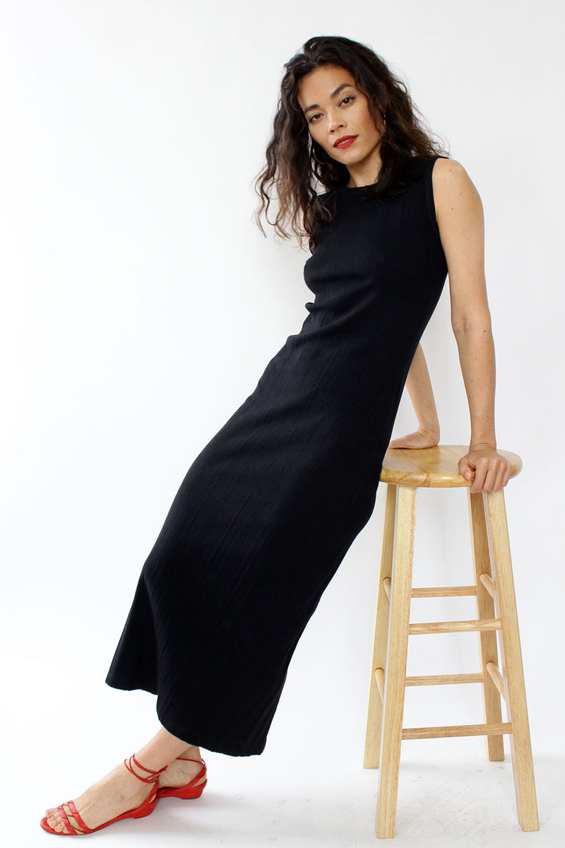 Ribbed Knit Maxi Dress